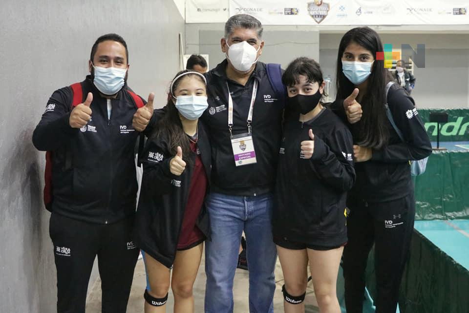 Isabela Panes y Natalia Domínguez ganaron oro en Nacionales CONADE
