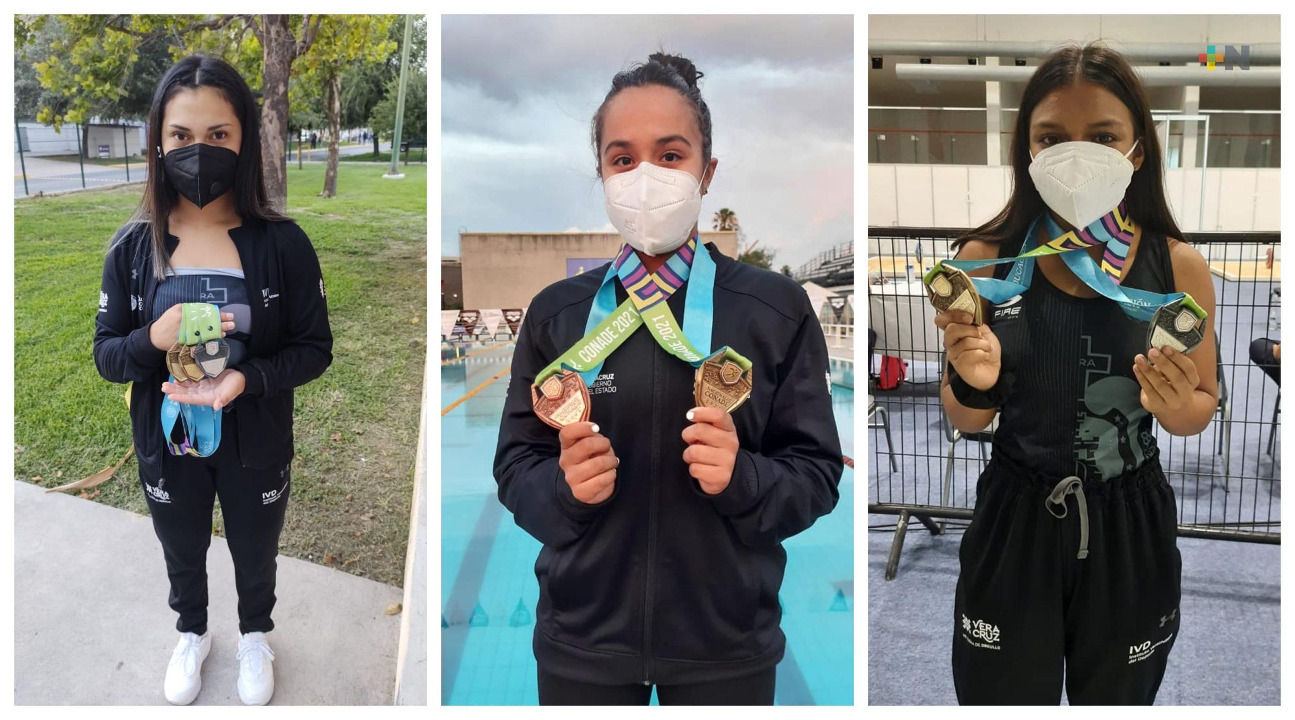 Oro en Levantamiento de pesas y natación para Veracruz