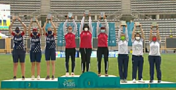 Plaza olímpica y título para arqueras mexicanas en París