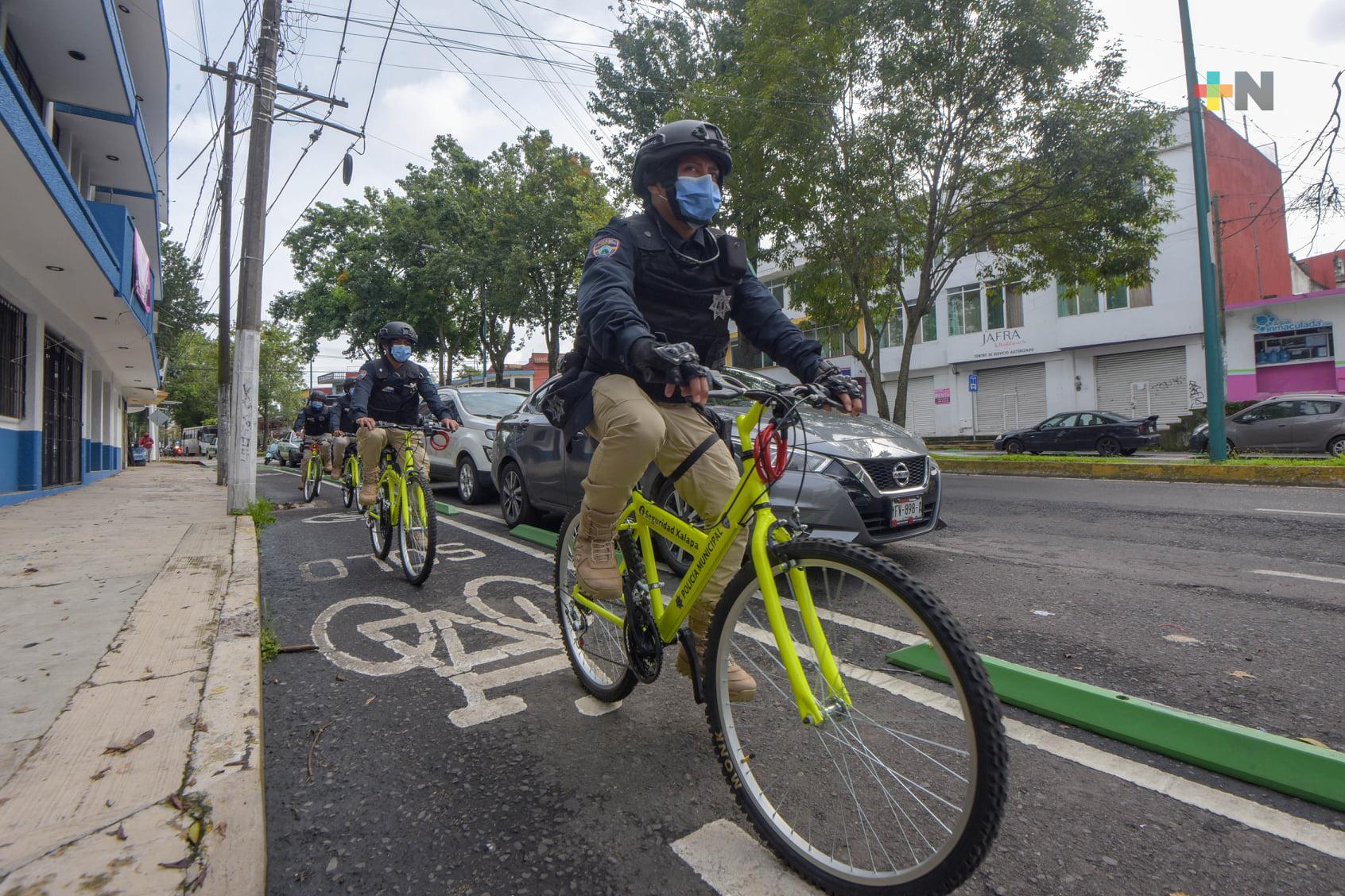 Inicia operaciones policía ciclista de Xalapa