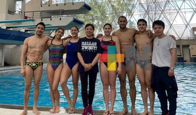 Clavadistas veracruzanos a control técnico rumbo a Tokio 2020