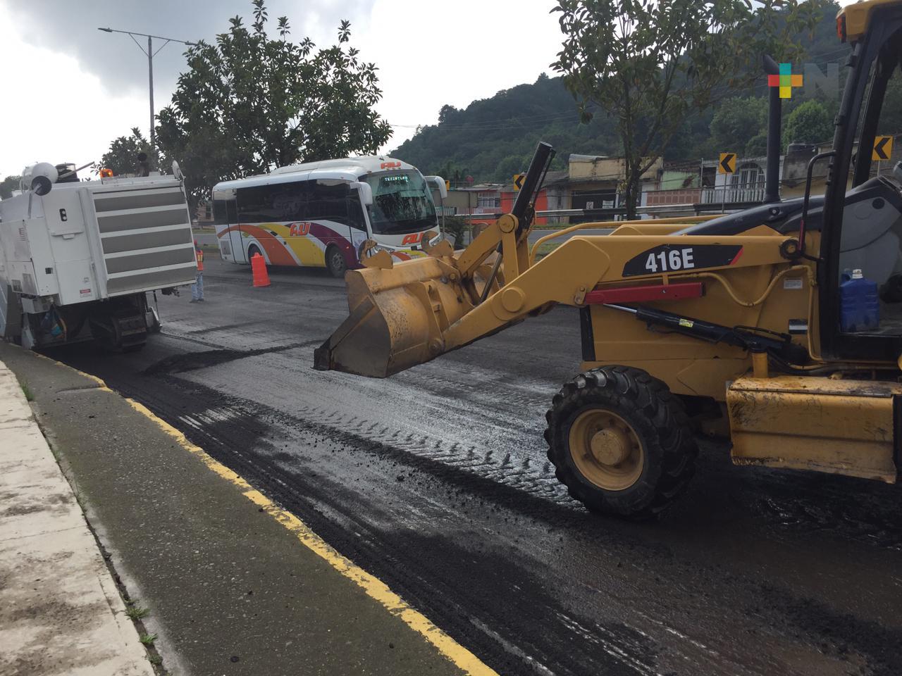 SIOP trabaja en primera etapa de la rehabilitación del bulevar Xalapa-Banderilla