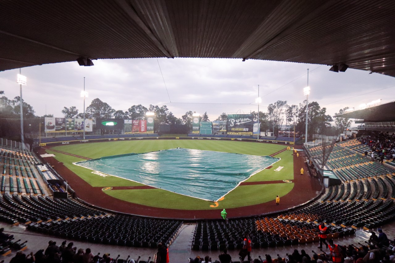 Suspendido por lluvia el inicio de la serie en Puebla; este miércoles doble juego