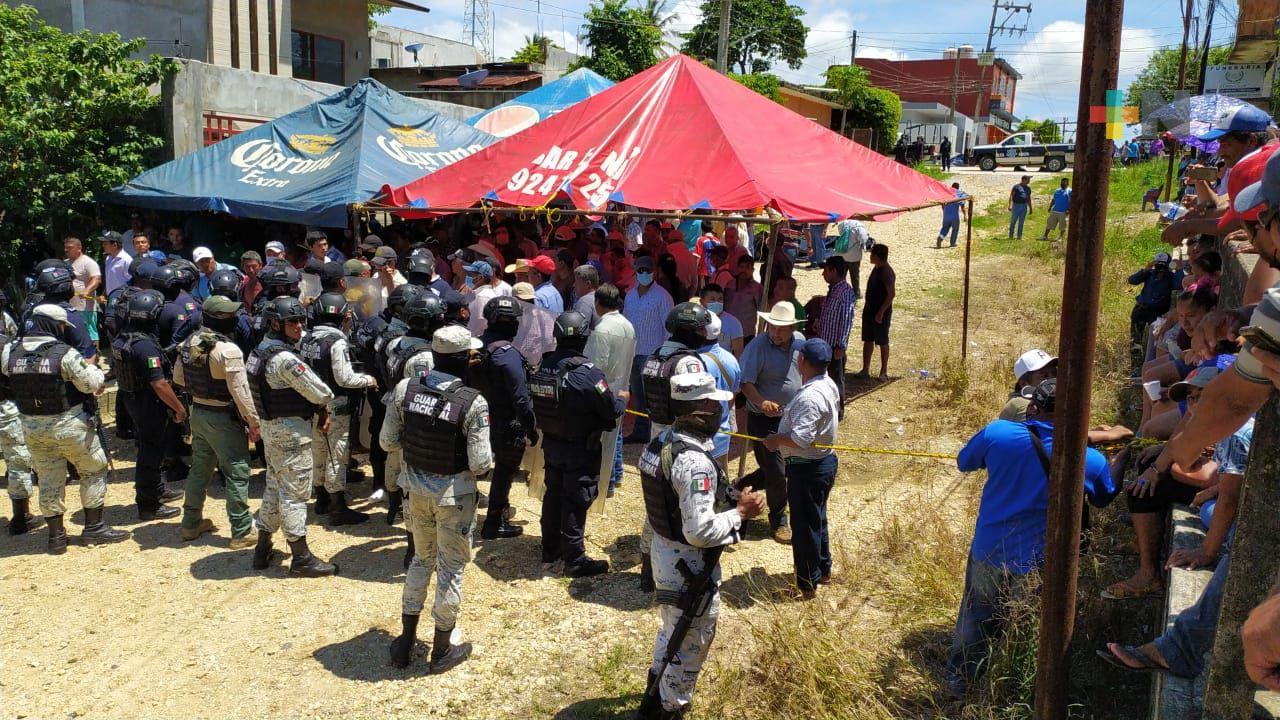 En Jesús Carranza, simpatizantes del PT  trataron de impedir traslado de paquetes electorales a  Xalapa