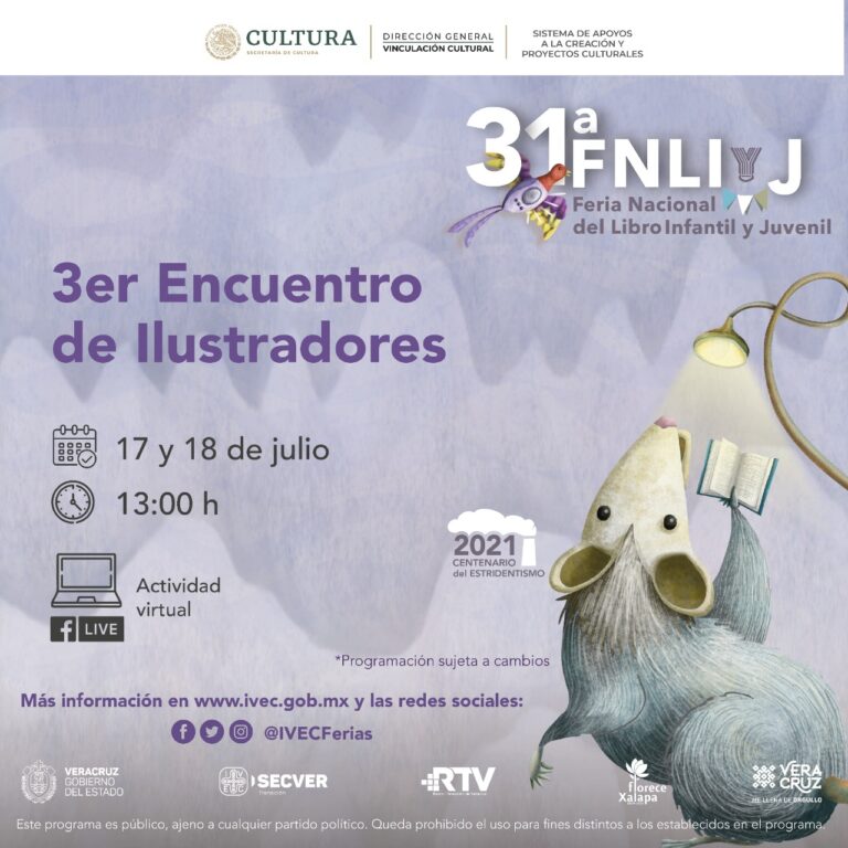 Presenta IVEC el 3er Encuentro de Ilustradores en la 31ª FNLIyJ