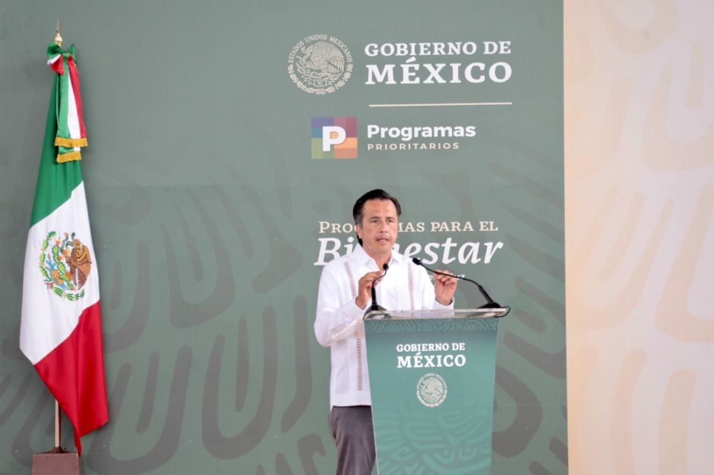 Veracruz aliado contra la desigualdad y la pobreza: Cuitláhuac García al Presidente