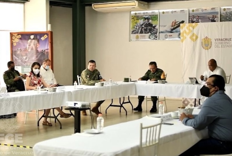 Encabezó Secretario de Gobierno de Veracruz reunión de seguridad
