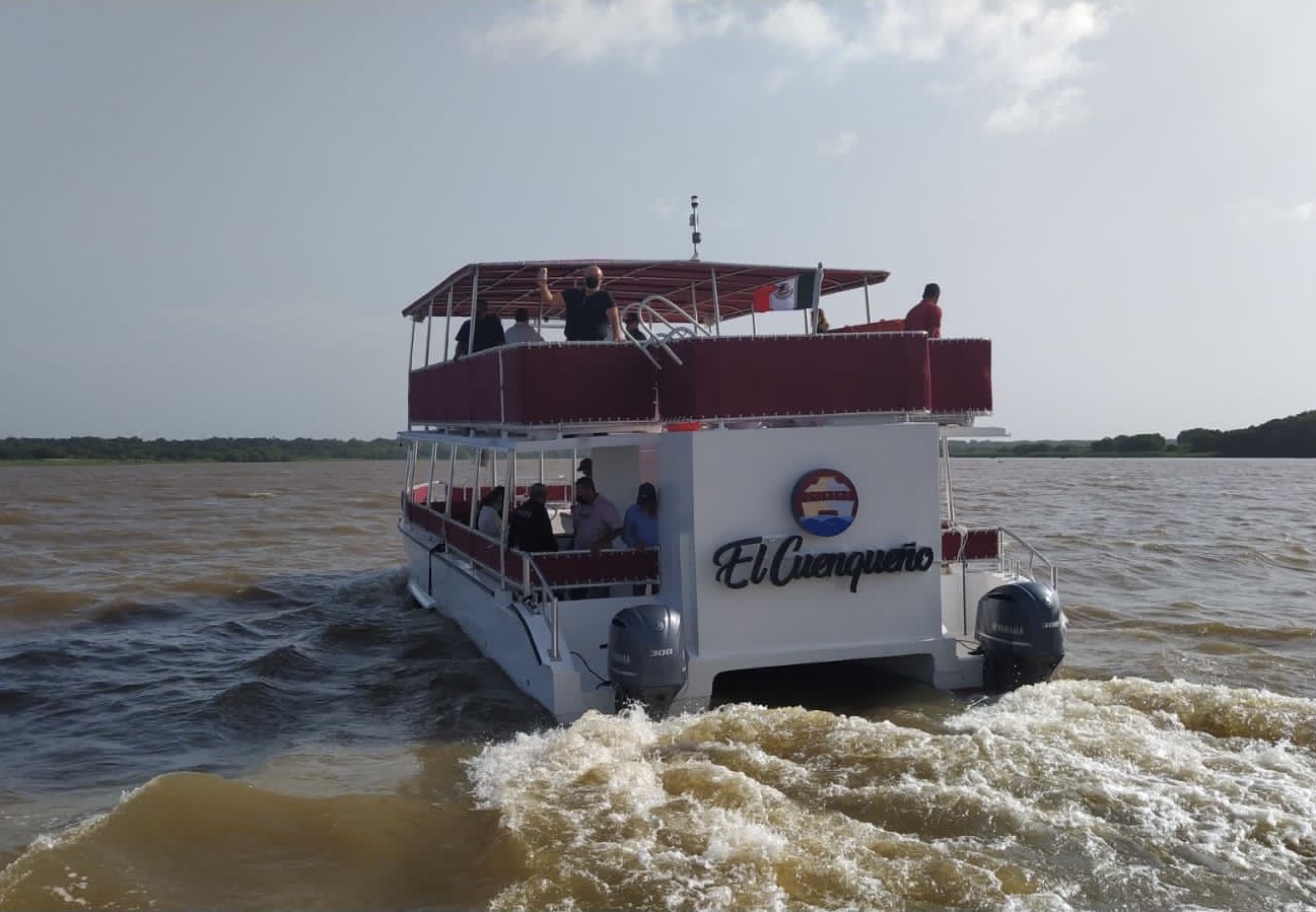 “El Cuenqueño”, primer crucero de río en el país, se estrena en Veracruz