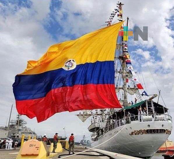 Buque escuela de la Armada de Colombia arribará este sábado al puerto de Veracruz