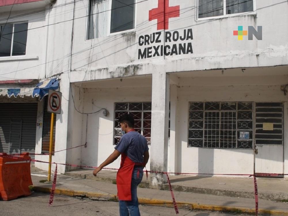 Cruz Roja de Las Choapas, suspenderá servicios a la población; personal dio positivo a covid