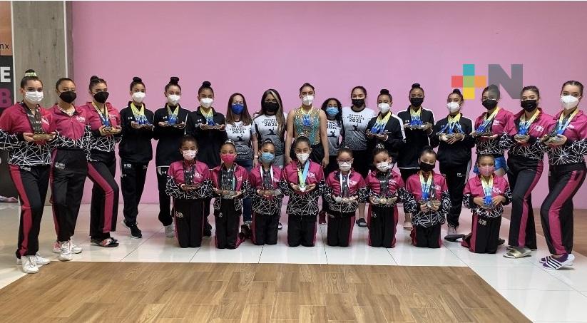 Brillan gimnastas de Club de Oro, a nivel nacional