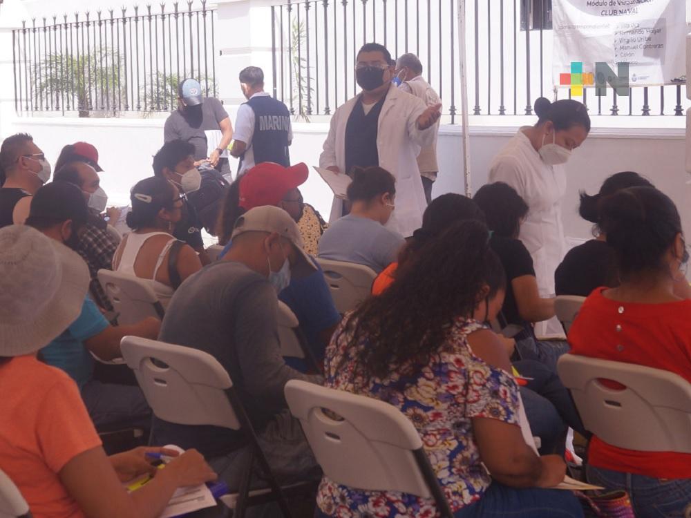 Con rapidez avanza vacunación para personas de 30 a 39 años en municipio de Veracruz