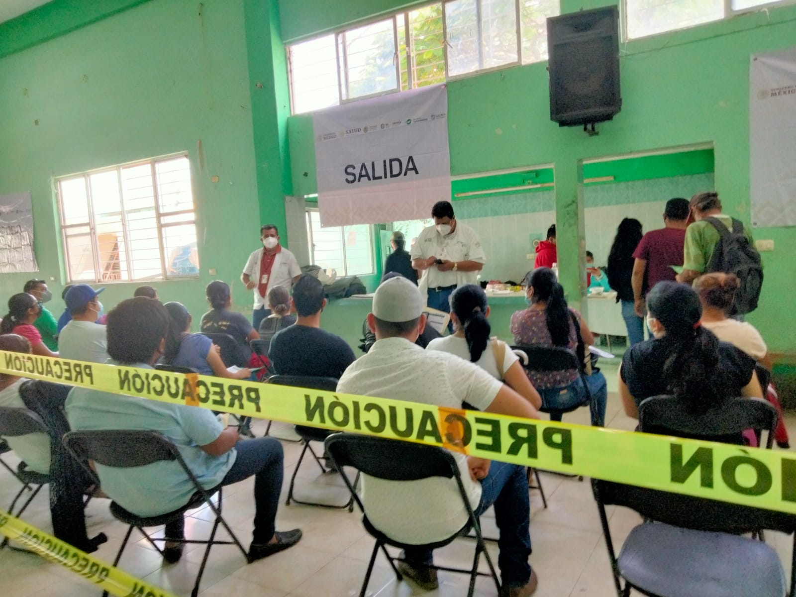 Personas de 30 a 39 años de edad de El Castillo recibieron primera dosis de vacuna anticovid