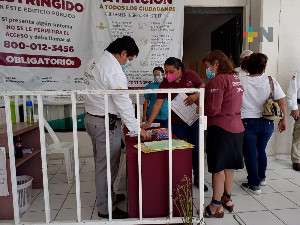 En Coatzacoalcos, se reducirá a un 30% el número de matrimonios que se realizan en Registro Civil