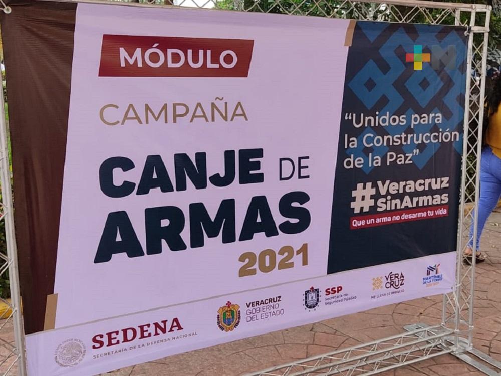 Con programa Canje de Armas se han recuperado más de 200: SSP Veracruz