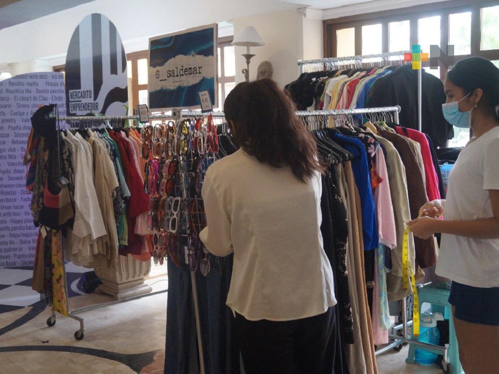 En municipio de Veracruz, se lleva a cabo «Mercadito Emprendedor»