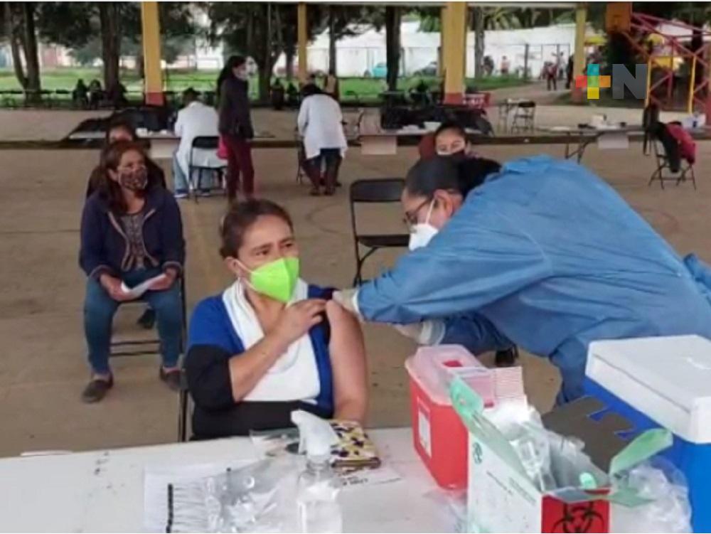 En municipios de zona norte de Veracruz, personas de 50 a 59 años recibirán segunda dosis de vacuna anticovid