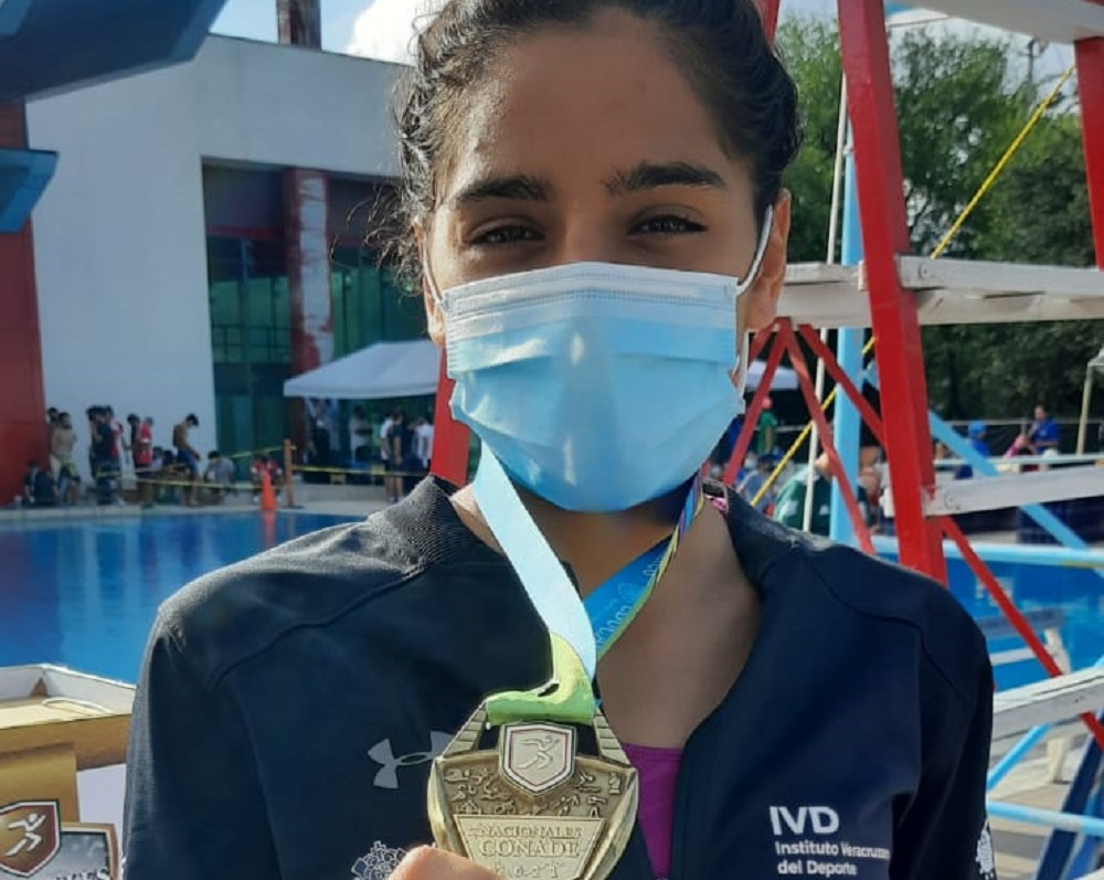 Finaliza Veracruz, con seis oros en natación en Juegos Nacionales Conade 2021
