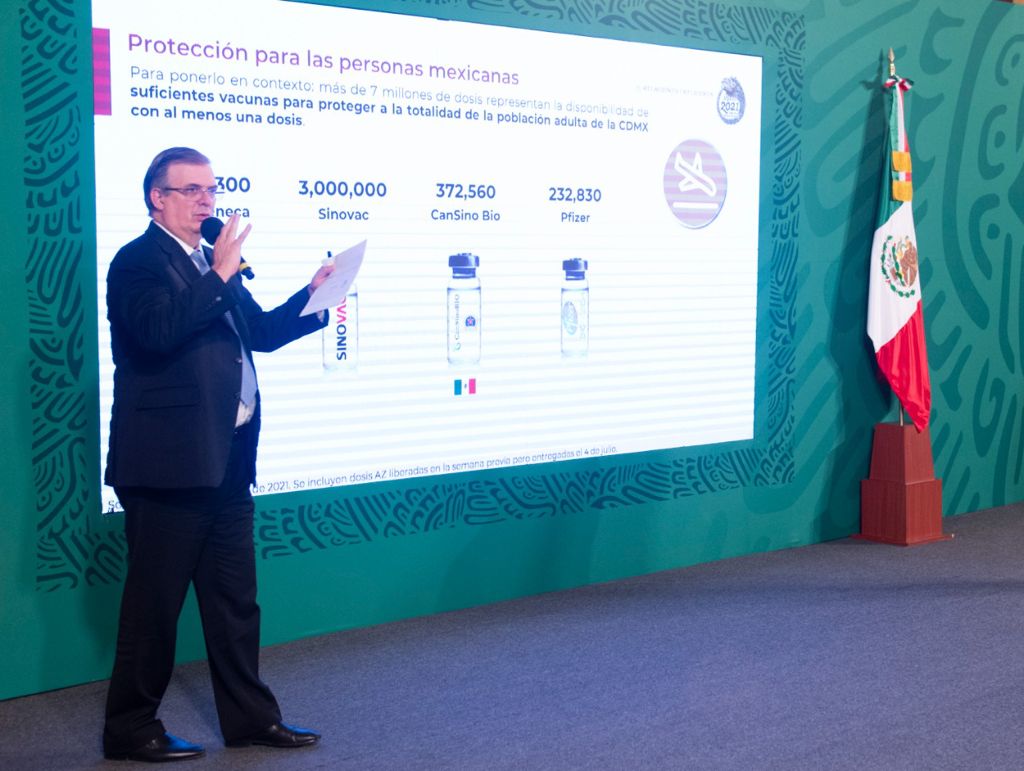 México, entre los 10 primeros lugares en abastecimiento de vacunas