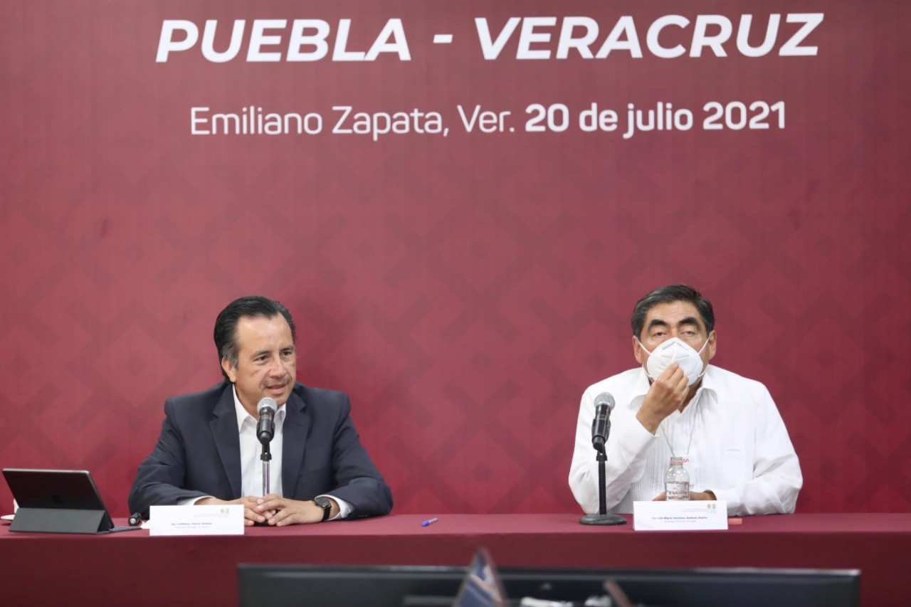 Se reúnen gobernadores de Veracruz y Puebla, fortalecen combate a la delincuencia