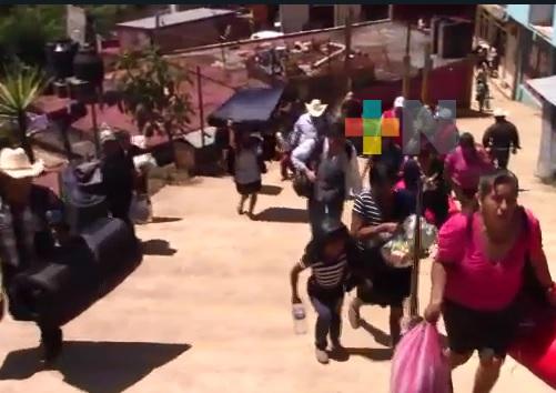Gobierno de Veracruz inició reubicación de personas afectadas en Zilacatipán, municipio de Huayacocotla