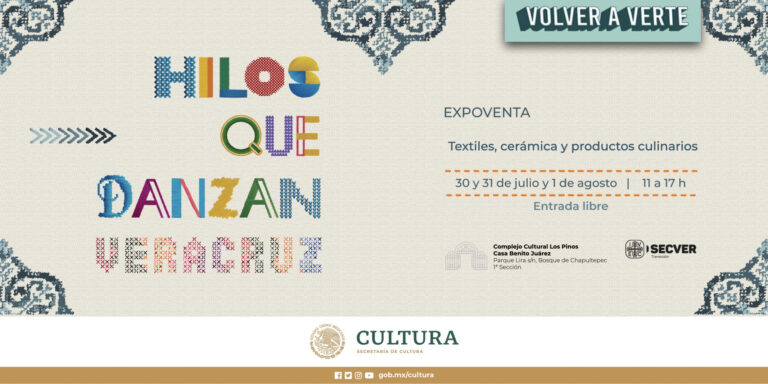 Invita IVEC a visitar “Hilos que danzan”, expoventa artesanal en el Complejo Cultural Los Pinos