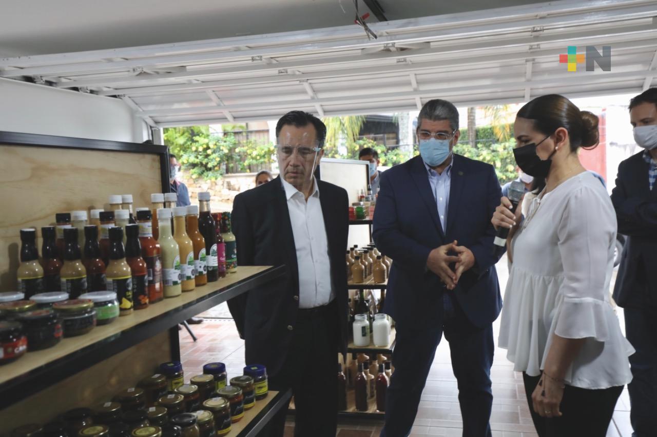 Inaugura Gobernador tienda Hecho en Veracruz; posicionará la economía local y estatal con productos certificados