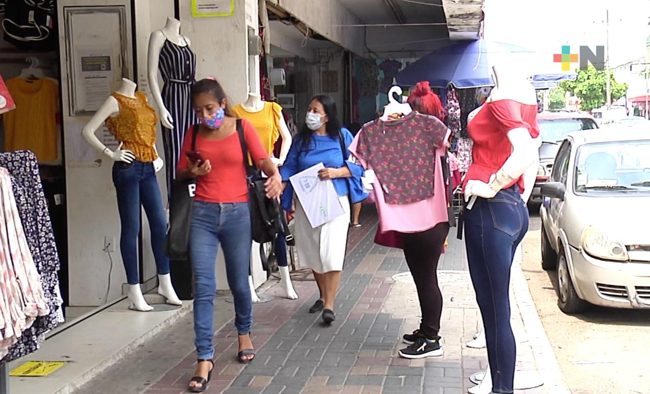 Mantendrán medidas sanitarias en comercios de Coatzacoalcos ante incremento de COVID-19