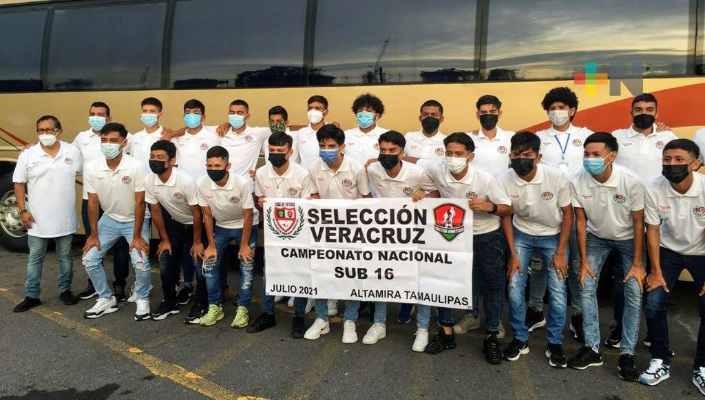 Selección veracruzana viaja al Nacional Sub-16, de futbol