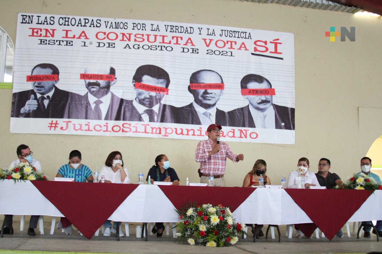 Observadores ciudadanos, los que cuidarán la voluntad del pueblo en la consulta popular: Esteban Ramírez