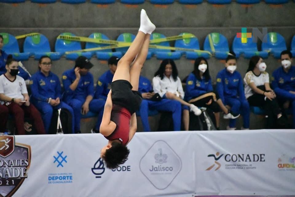 Gimnasia de Trampolín veracruzana sumó bronces en Nacionales CONADE 2021