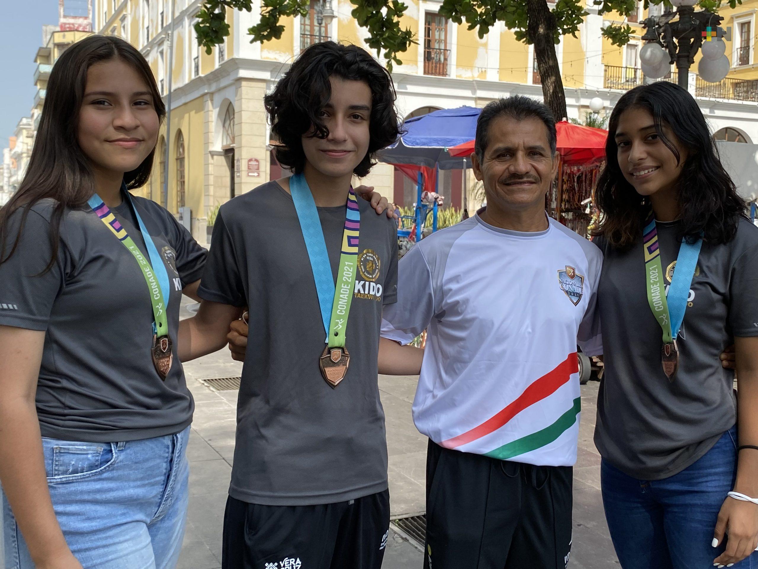 Destacan taekwondoines de KIDO Jardín en los Nacionales CONADE