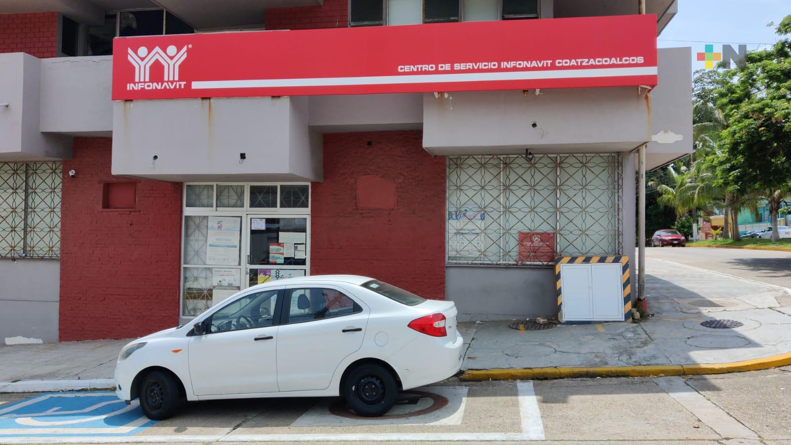 Cerrarán dos días oficinas de Infonavit en Coatzacoalcos por contagio de COVID-19