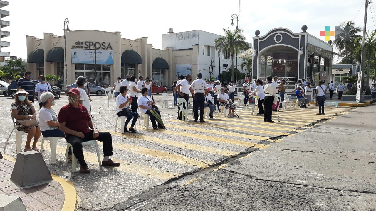 Jubilados y pensionados protestaron; piden se investigue, sancione y repare daño financiero al IPE