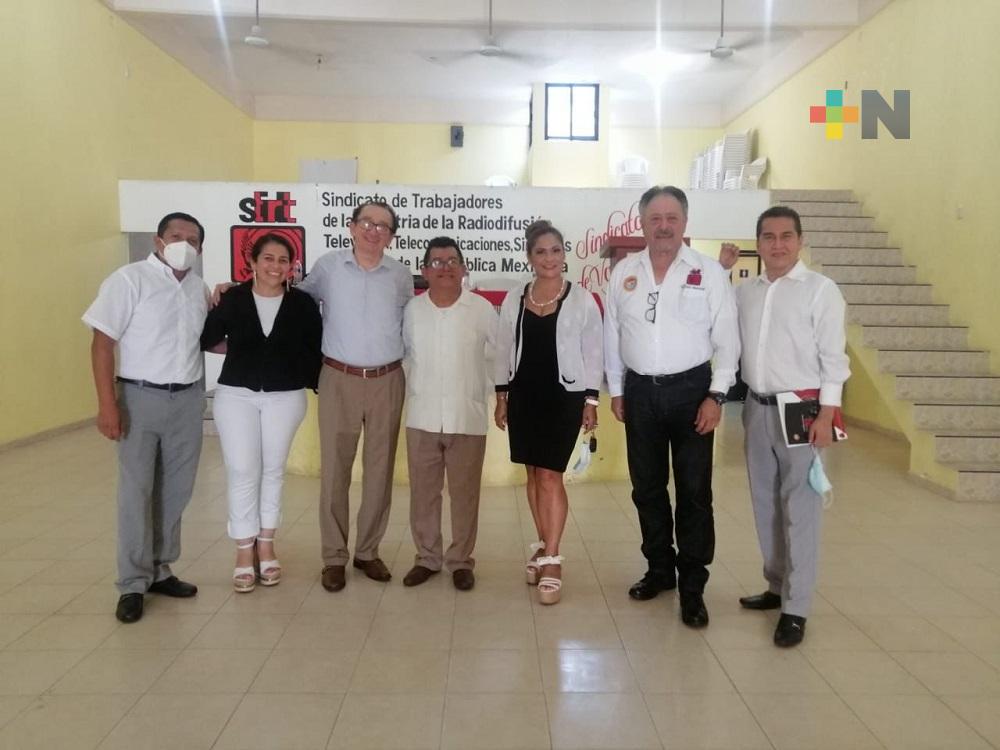 STIRTT sección Coatza-Mina-Acayucan, eligió nueva directiva para el periodo 2021 -2025