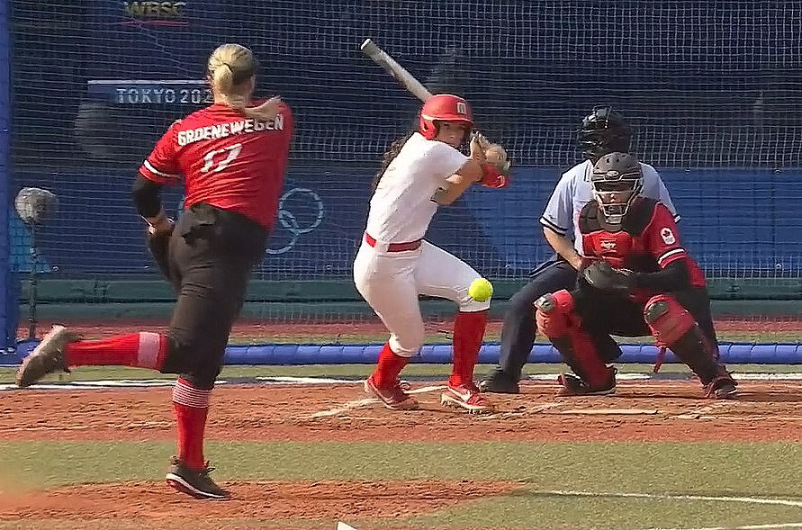 México cayó 4-0 ante Canadá en softbol, al iniciar actividades de los Juegos Olímpicos