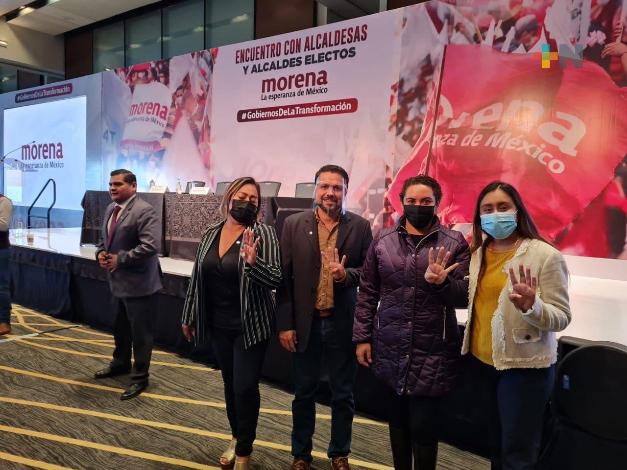 Alcaldes electos se reúnen con Mario Delgado