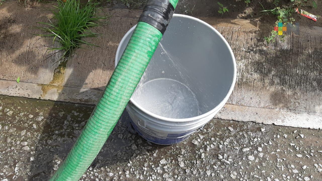 Colonias de ciudad de Veracruz podrían sufrir escasez de agua por labores de mantenimiento