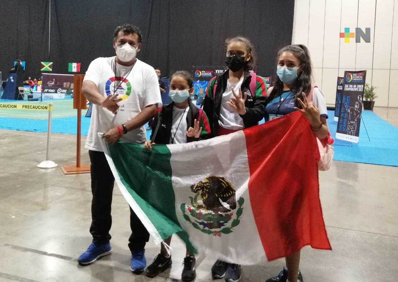 Veracruzanas ganan bronce en Panamericano de Bádminton