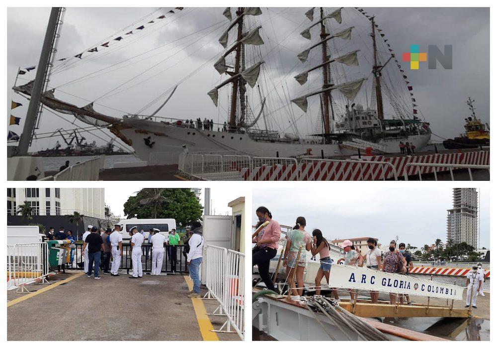 Permiten visitas al buque de la Armada de Colombia