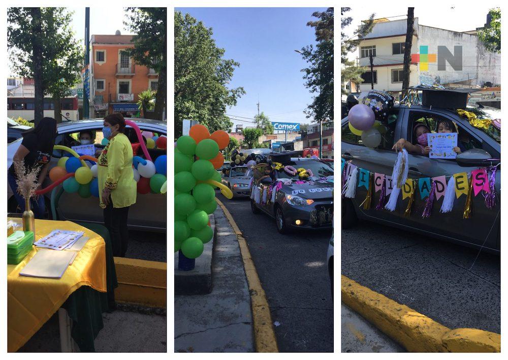 Con originalidad celebran clausura de Jardín de Niños “Bertha Von Glumer”