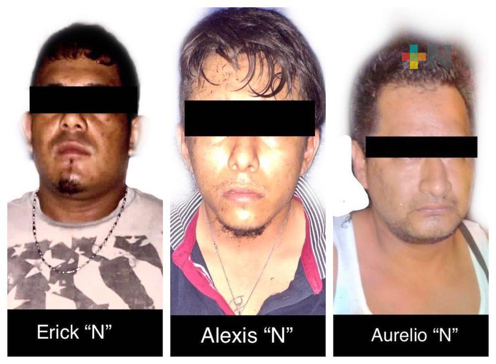 Rescata SSP a una persona privada de la libertad; detienen a tres, en Minatitlán