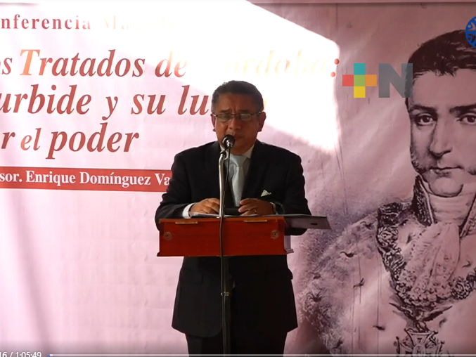 Ofrecen la conferencia “Iturbide y su lucha por el poder”, en Córdoba