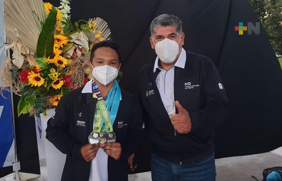 Veracruz brilla en medallero de Nacionales CONADE 2021