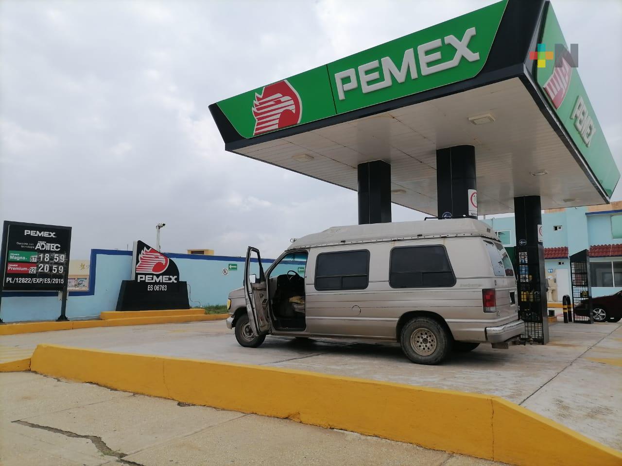 En Coatza, gasolina Magna llegó a estar por debajo de los 18 pesos