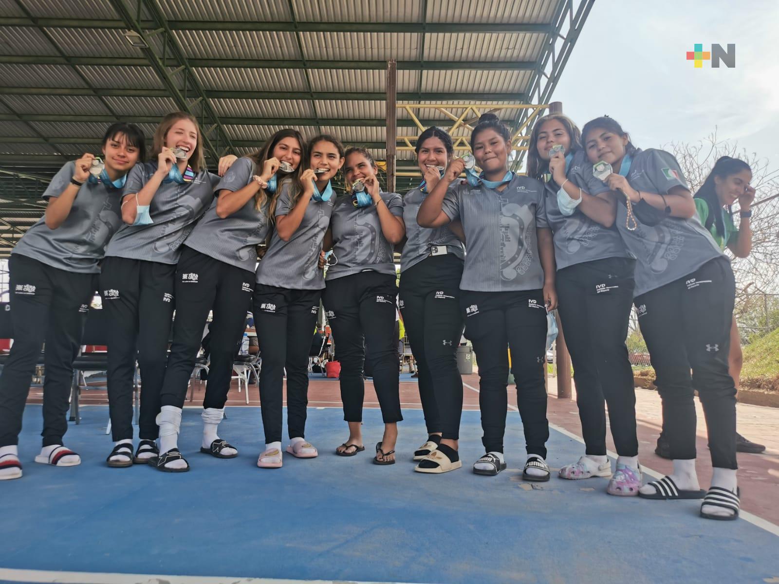 Rugby Femenil 7 de Veracruz ganó plata en Nacionales CONADE