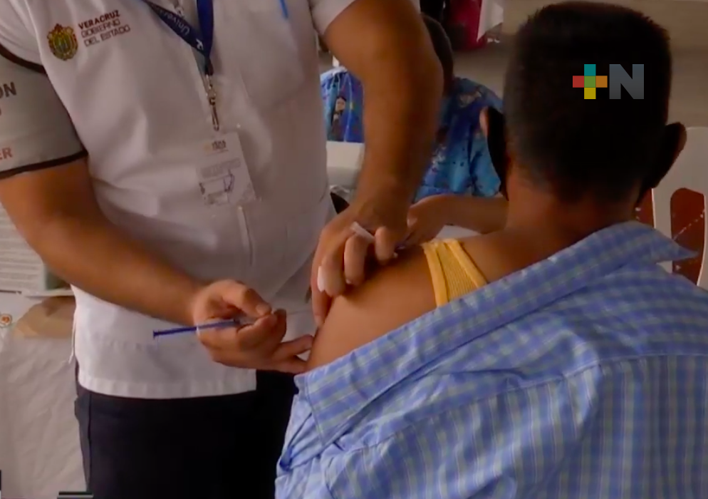 Inicia jornada de vacunación para personas de 40 a 49 años en municipio de Emiliano Zapata