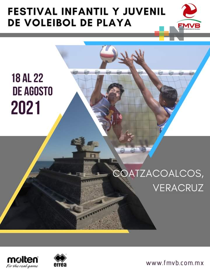 En agosto, Festival Infantil y Juvenil de Voleibol de Playa