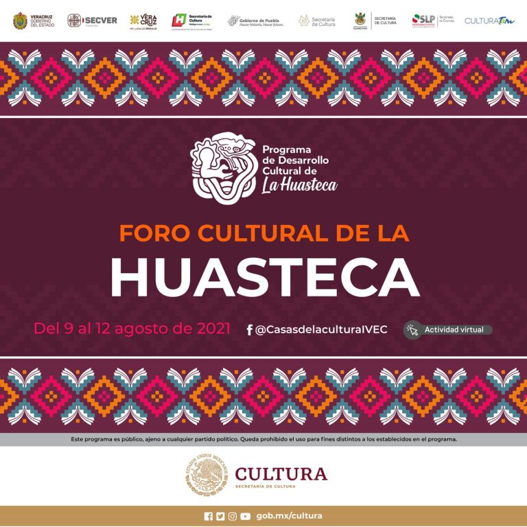 Invita IVEC al Foro Cultural de la Huasteca