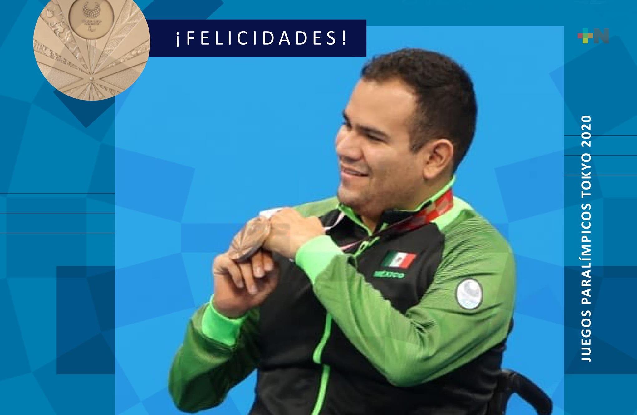 El veracruzano Diego López ganó bronce en Juegos Paralímpicos «Tokio 2020»